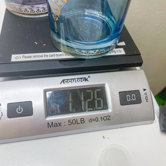 Vintage Moroccan Lowball Glasses & Shot Glass - 5 Pieces - Picture 6 of 6